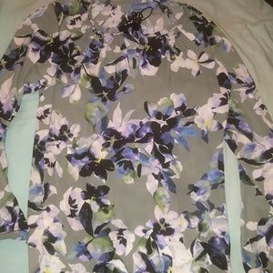 Floral long sleeve top